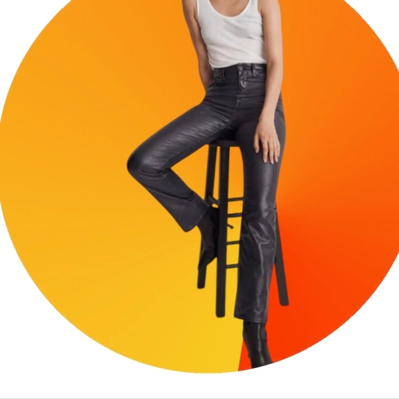 NWT Madewell The 90's Straight Jean In Midnight Foil Size 30 - Picture 2 of 9